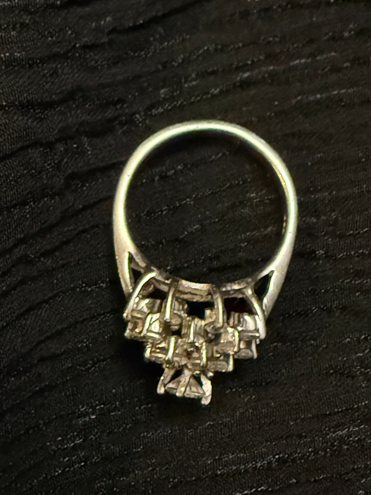 Sterling Silver Cocktail Ring size 6