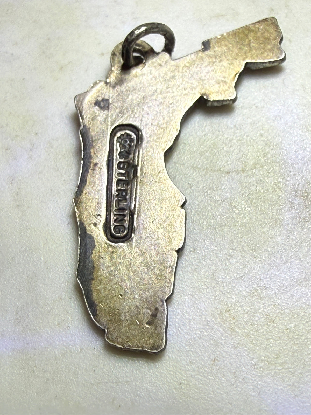 Sterling silver Florida charm
