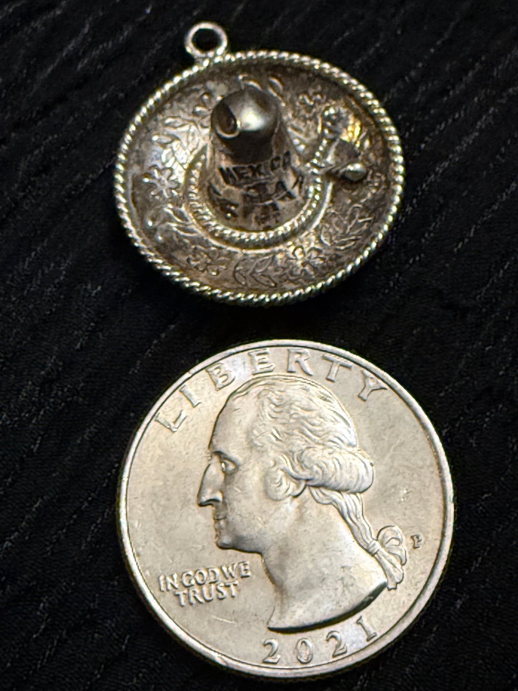 Sterling Silver Sombrero Charm