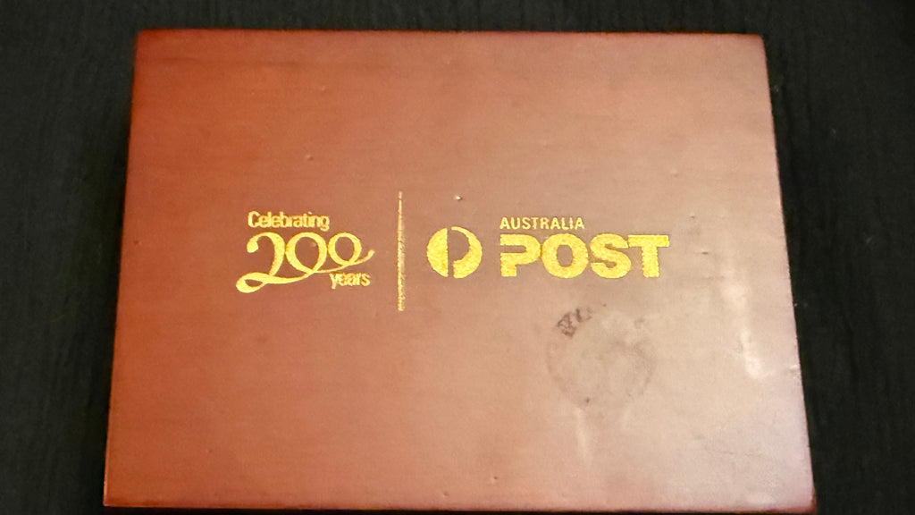 2009 Australia Post 200 Years – Early Posting Box 1/2 Oz .999 Silver Proof Stamp-Coin Set