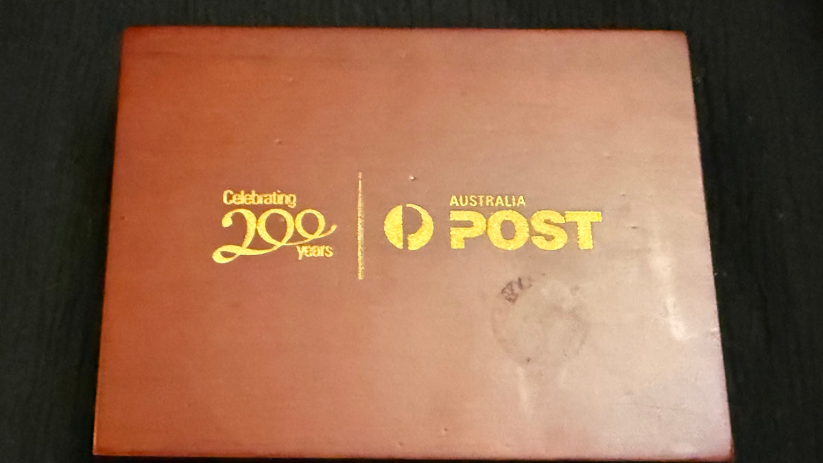 2009 Australia Post 200 Years – Early Posting Box 1/2 Oz .999 Silver Proof Stamp-Coin Set