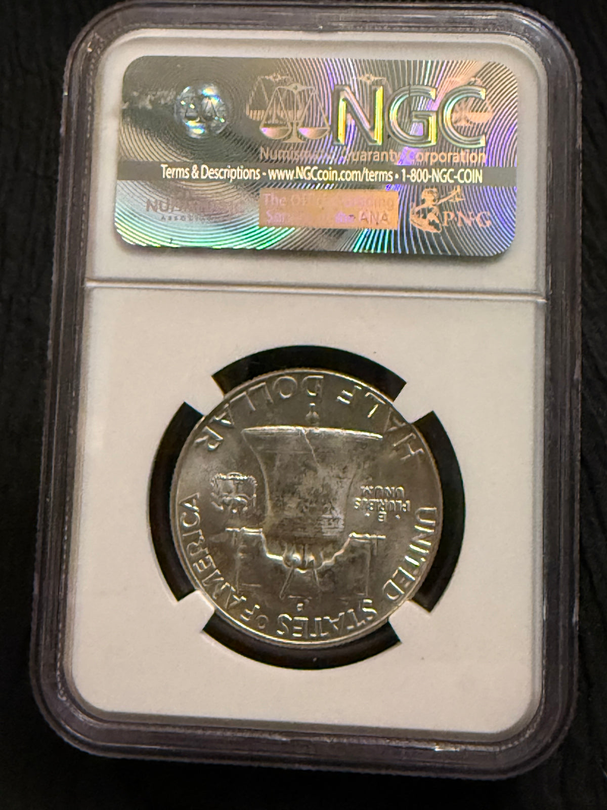 1962-D Franklin Half Dollar 50¢ – NGC MS64 – 90% Silver – Denver Mint