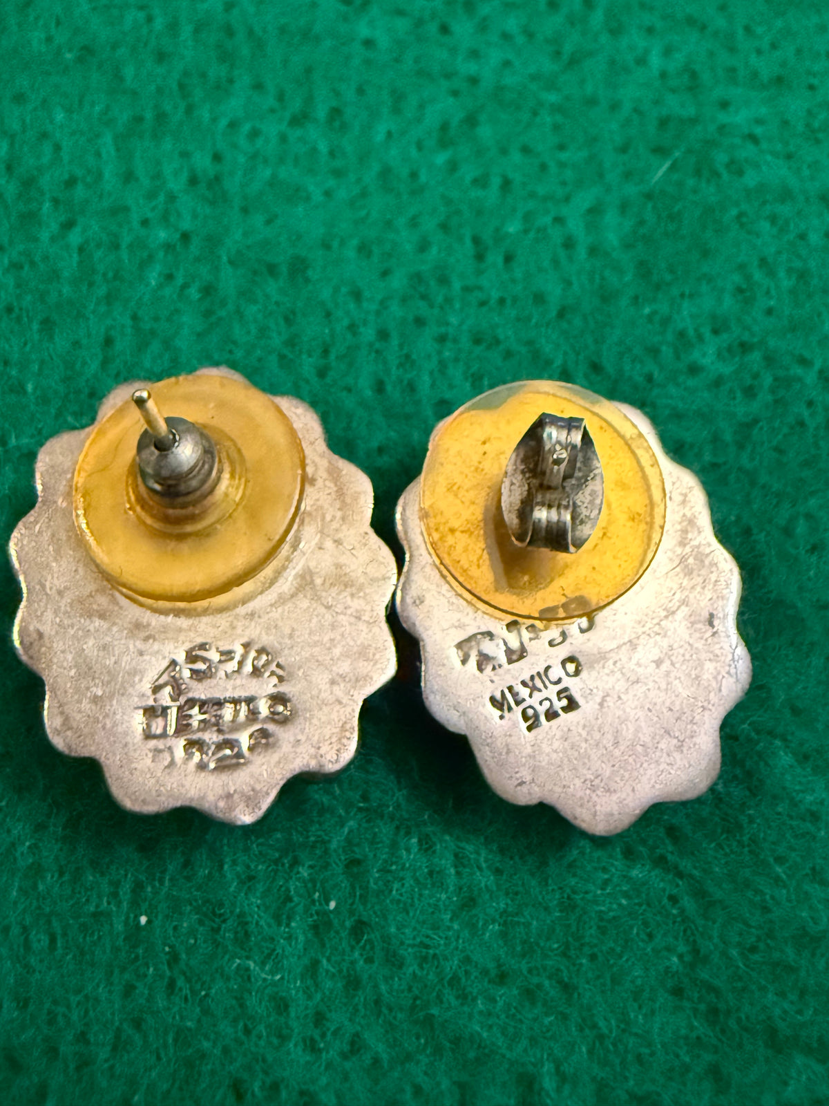 Vintage Sterling post earrings
