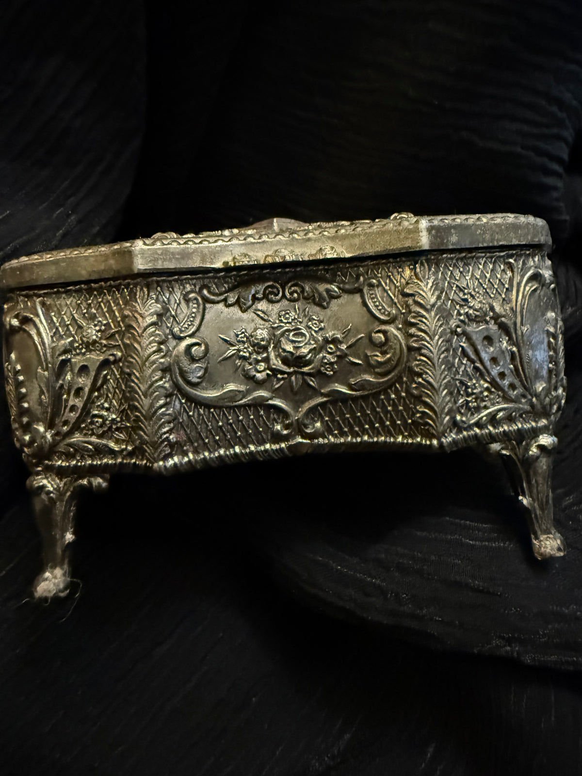 Vintage Ornate Trinket Box