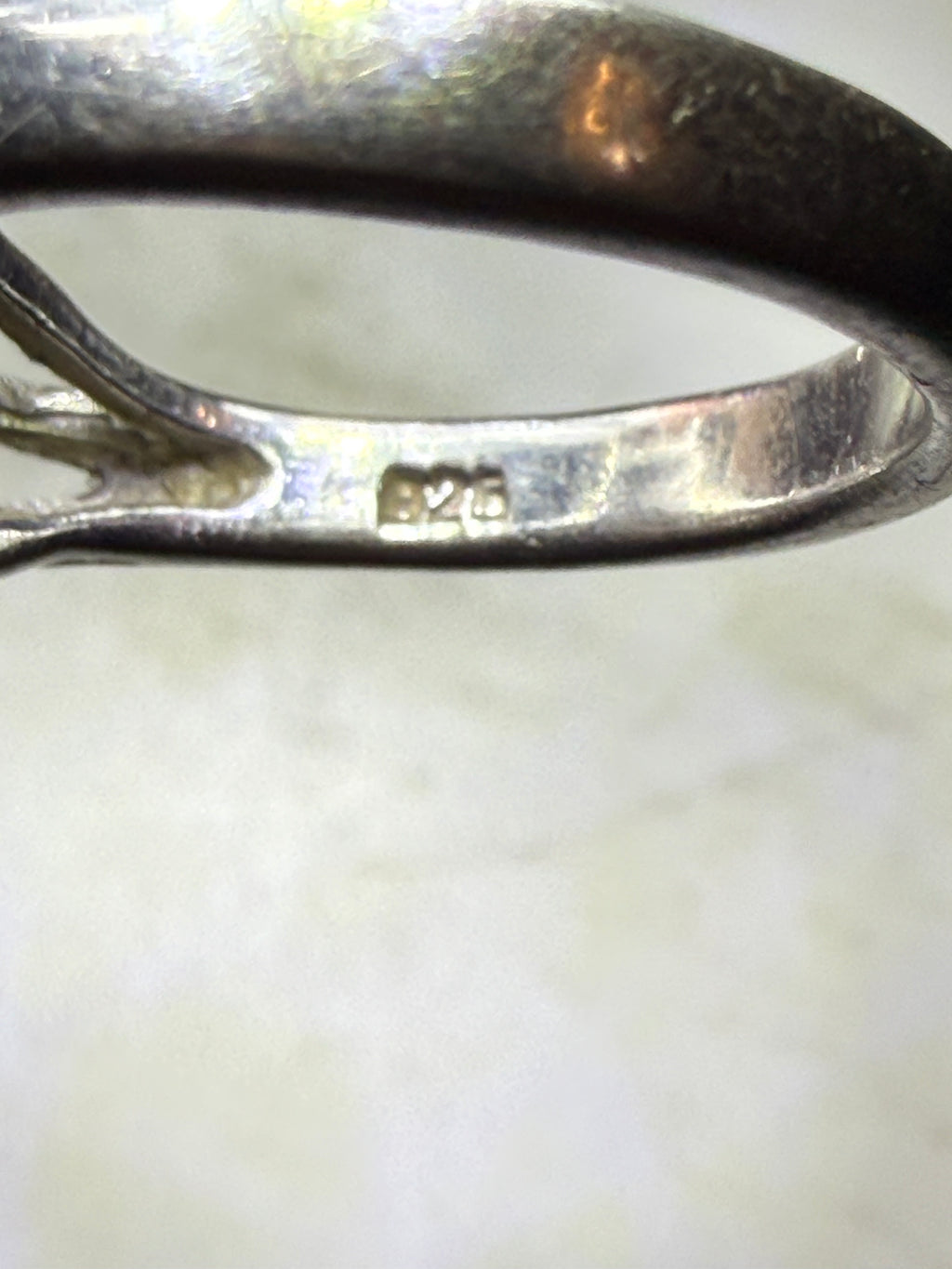 Sterling Silver Cocktail Ring size 6