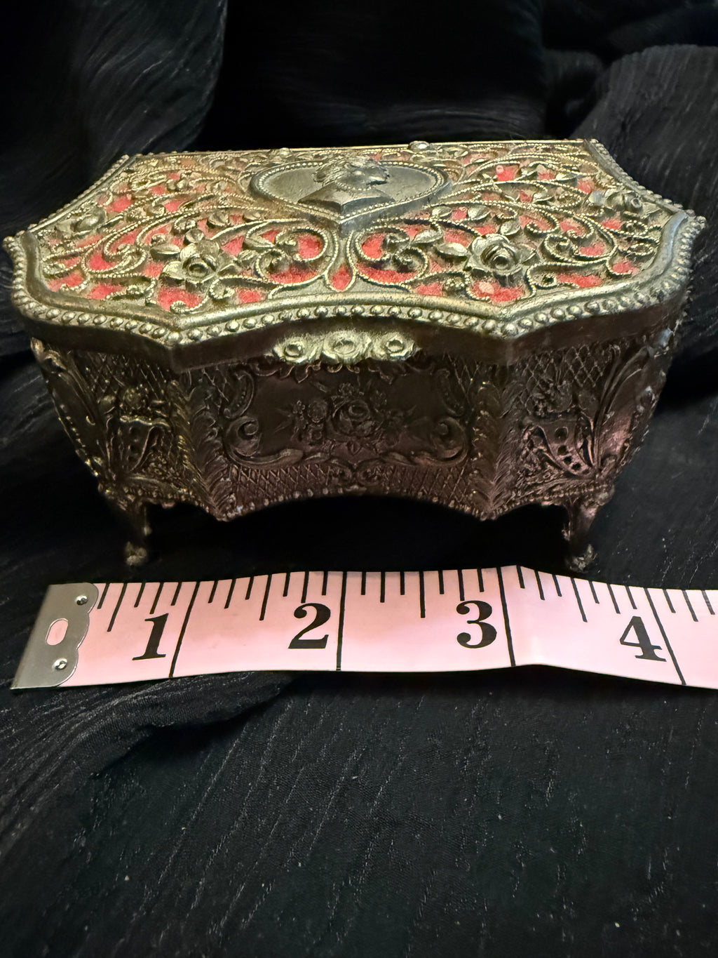 Vintage Ornate Trinket Box
