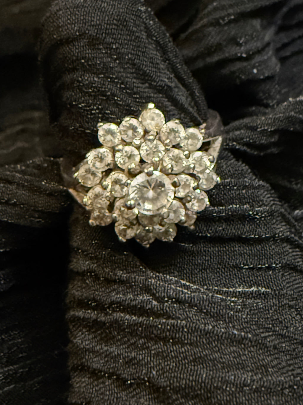 Sterling Silver Cocktail Ring size 6