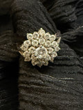Sterling Silver Cocktail Ring size 6