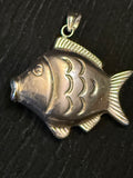 Sterling Silver “Puffy Fish” Pendant