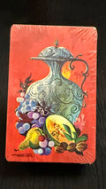 Vintage Merrigold Press Playing Cards Wine Fruit Still Life Factory Sealed NOS